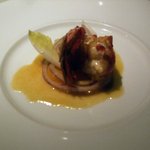 キハチ - オマール海老のポワレ　柑橘クリームソース