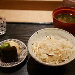 虎白 - 松茸の炊き込みご飯　2016年9月