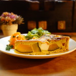 가장 인기있는 호쿠 호쿠 호박과 크림 치즈 카레 키시