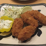 Yabu shin - 2016年12月。カキフライ720円。