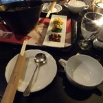 Sky Lounge - 牛肉麺の豪華なセッティング