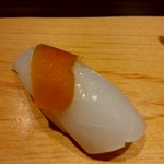 鮨 和さび - スミイカ+カラスミ