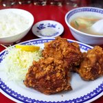 宝蘭 - 鶏唐揚げ定食800円