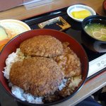 ヨーロッパ軒 - パリカツ丼 \960の定食＋\200