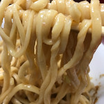 ラーメン二郎 - 汁なし麺箸上げ