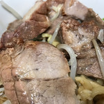 ラーメン二郎 - 汁なしぶたアップ