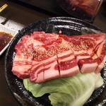 焼肉セブン - きたー「ステーキ肉」！