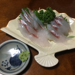 紀八 - ヤガラ刺身！珍しい！！