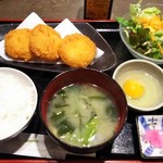 Yourouno Taki - カニクリームコロッケ定食（500円！）
