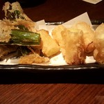 バール ダイコク - 葱の天婦羅