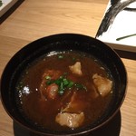 すし処 稽司 - キンキのお味噌汁、おいしい