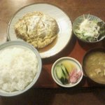 大島屋 - カツ煮定食