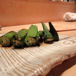 鳥しき - オクラ