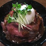 鶏料理居酒屋 TORIBIAN - ローストビーフ丼