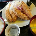 ふぢ - まぐろカツ定食　８００円