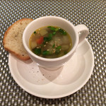 創作イタリアン Gemelli - 前菜 ミネストローネ