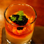 遠藤利三郎商店 - 海老の軽いポッシェと根セロリのムース