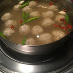 IKOBU - 地鶏と帆立貝柱の中華風つくね鍋