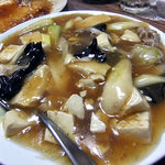 よし半 - 豆腐のあんかけ