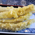 手打ちうどん　古奈門 - トッピングごぼう天