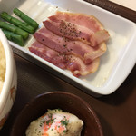 すき家 - ベーコンアスパラ朝食なるもの(2016.12.現在)