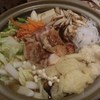 わはは - 料理写真:鶏とつくねの塩ちゃんこ鍋：1900円（画像は2人前）