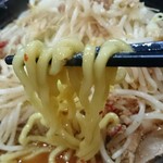 ラーメン　極 - 台湾ラーメン(二郎系)並の太麺