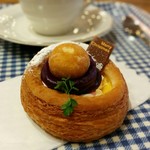 ブレッドアンドケーキ ソラ - 紫芋のデニッシュ