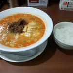 ラーメン123 - NEW担々麺\760 半ライス\100