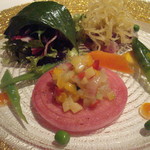 レストラン ヴァリエ - 気仙沼カツオのサラダ