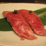 鉄板焼ステーキ 喜扇亭 - 牛肉の握りの選択