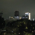 鉄板焼ステーキ 喜扇亭 - テラスからはこんな夜景が