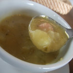 パルロワカフェ - ランチのスープ
