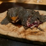 やまぐち - 蝦夷鮑、大納言のリゾット