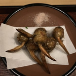 旬菜 おぐら家 - くわい素揚げ