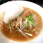 20161222ラーメン・綿飴半溶