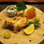 祥雲 - 焼き八寸（とらふぐ・からすみ 2016年12月