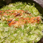 虎白 - 金目鯛の炊き込みご飯に紫蘇と小松菜