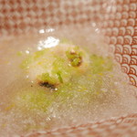 虎白 - ふぐ白子の炭焼きに聖護院大根のみぞれ