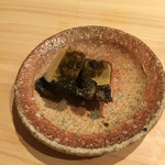 鮨 つきうだ - 鮑肝醤油和え