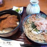 悠の竹や - ミニ丼とそば（うどん）のセット \980