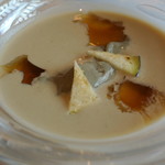 フランス料理/ワインダイニング　ラ・ベル・エポック / バロン オークラ - ラ･ベル･エポック・秋ナスの冷製ポタージュ(2016.09)