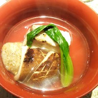 浪速割烹 㐂川 - ぐじ、どんこ椎茸、セコ蟹のしんじょう