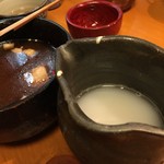 御陵院 香雅 - そば湯