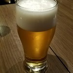 Hashi No Shita - 生ビール（モルツ）　2016.12