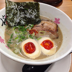 麺屋 桜息吹 - 豚骨味玉ラーメン