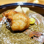 豪龍久保 - 虎河豚の揚げ