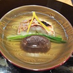 衛藤 - （2016.12) お椀：イトヨリと壬生菜 