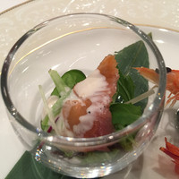 中国料理 梨杏 - 季節の素材入り前菜銘々盛り合わせＵＰ