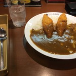 CoCo壱番屋 - ポークカレー + フィッシュフライ + チーズ + ご飯400g 937円税込